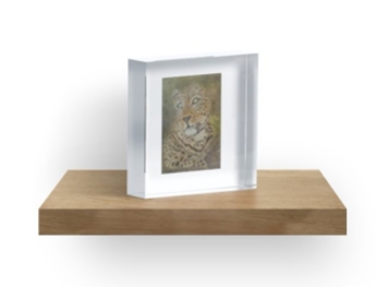 Leopard Acrylic Block