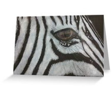 Zebra Note Card
